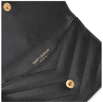 Saint Laurent Compact Wallet Monogram Black Lookbook Saint Laurent Compact Wallet Monogram Black