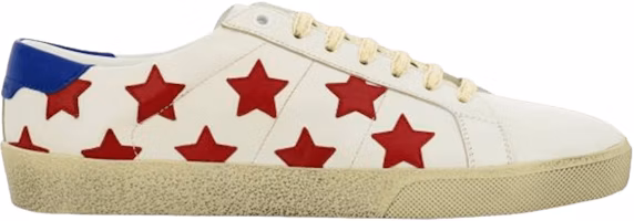 Saint Laurent Court Classic 'Red Stars' 549539-0M5H0-9460 Saint Laurent Court Classic 'Red Stars' 549539-0M5H0-9460