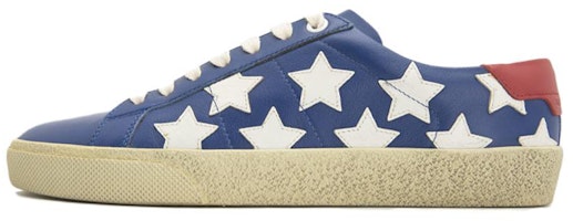 Saint Laurent Court Classic 'White Stars' 5494750-M5H0-4393 Saint Laurent Court Classic 'White Stars' 5494750-M5H0-4393