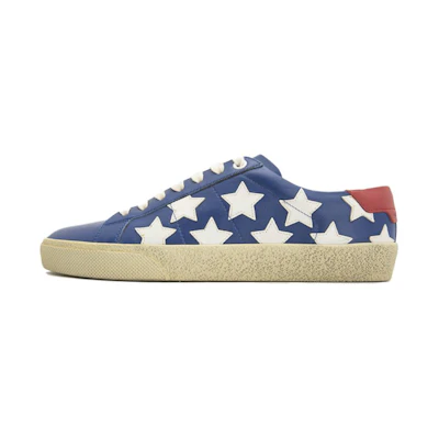Saint Laurent Court Classic 'White Stars'