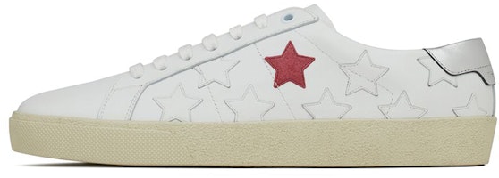 Saint Laurent Court Classic SL-06 California Low 'Stars - Bright White' 42157200ND09017 Saint Laurent Court Classic SL-06 California Low 'Stars - Bright White' 42157200ND09017