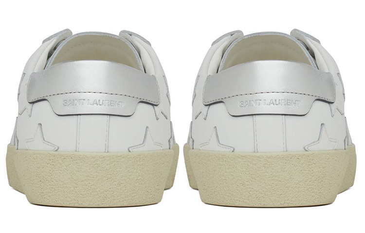 Shop Saint Laurent Court Classic SL-06 California Low 'Bintang - Putih Terang' 42157200ND09017