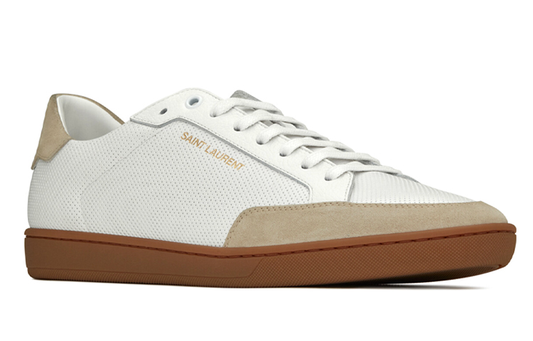 Shop 圣罗兰 Court Classic SL-10 低帮‘自然白’ 603223-1JZF0-9674