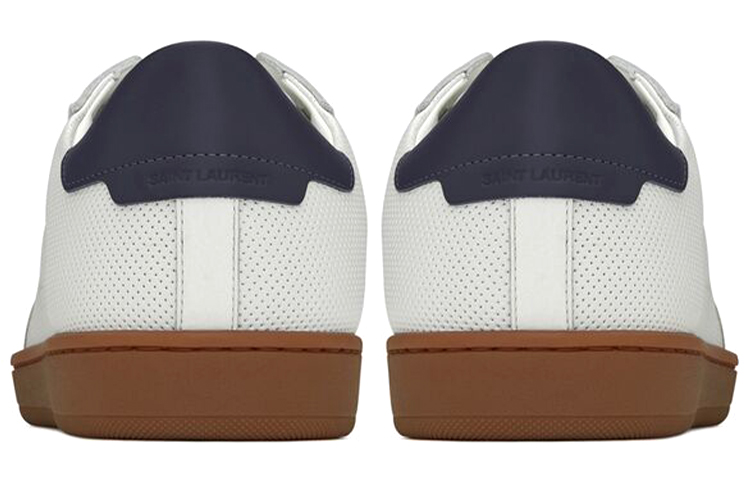 Shop 생 로랑 코트 클래식 SL-10 로우 '화이트 레드 블루' 603223-1JZG0-9953