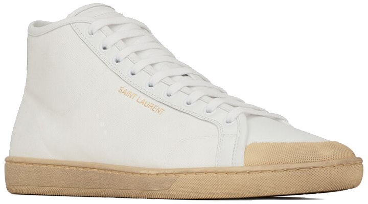 圣罗兰 Court Classic SL-36 Mid '奶油白' 671523-12NA0-9026 Lookbook 圣罗兰 Court Classic SL-36 Mid '奶油白' 671523-12NA0-9026