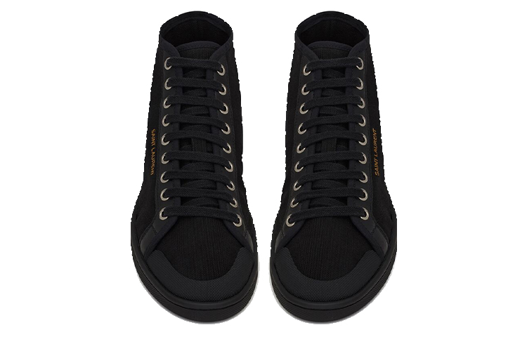 Shop Saint Laurent Court Classic SL-39 Mid „Schwarz“ 669360-12N90-1000