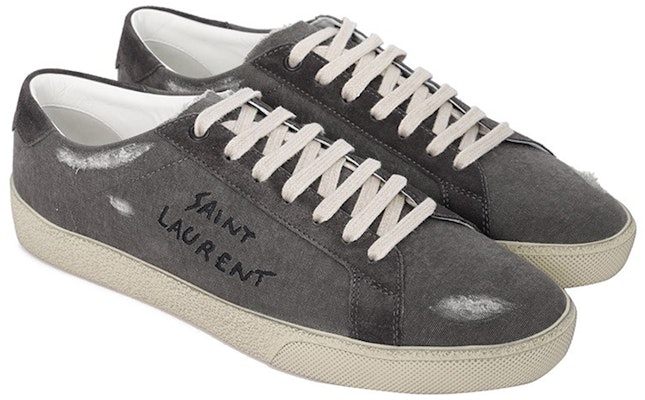 Saint Laurent Court Classic SL/06 'Hitam' Sepatu Sneakers 54940393B101649 Lookbook Saint Laurent Court Classic SL/06 'Hitam' Sepatu Sneakers 54940393B101649