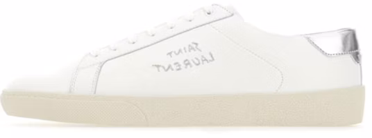 Saint Laurent Court Classic SL/06 Embroidered Sneakers 'White' 611352-00NA0-9085 Saint Laurent Court Classic SL/06 Embroidered Sneakers 'White' 611352-00NA0-9085