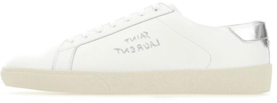 Saint Laurent Court Classic SL/06 Embroidered Sneakers 'White' 61135200NA09085 Buy Saint Laurent Court Classic SL/06 Embroidered Sneakers 'White' 61135200NA09085