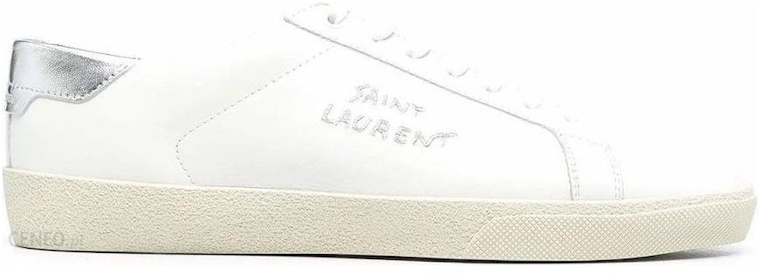 Saint Laurent Court Classic SL/06 Embroidered Sneakers 'White' 611352-00NA0-9085 Order Saint Laurent Court Classic SL/06 Embroidered Sneakers 'White' 611352-00NA0-9085
