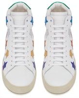 聖羅蘭 Court Classic SL/06 金屬質感加州高筒 '多彩星星' 650980-00NB0-9090 Shop 聖羅蘭 Court Classic SL/06 金屬質感加州高筒 '多彩星星' 650980-00NB0-9090