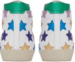 聖羅蘭 Court Classic SL/06 金屬質感加州高筒 '多彩星星' 650980-00NB0-9090 Purchase 聖羅蘭 Court Classic SL/06 金屬質感加州高筒 '多彩星星' 650980-00NB0-9090