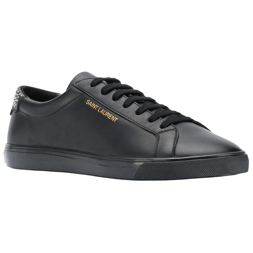Lookbook Saint Laurent Court Classic SL/10 Low ''Zwarte Strass'' 630719-0ZSNN-1000
