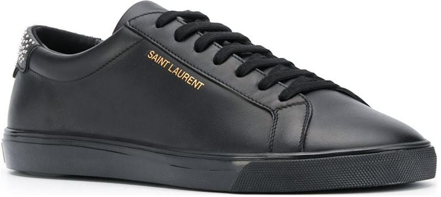 Saint Laurent Court Classic SL/10 Low 'Hitam Rhinestone' 630719-0ZSNN-1000 Lookbook Saint Laurent Court Classic SL/10 Low 'Hitam Rhinestone' 630719-0ZSNN-1000