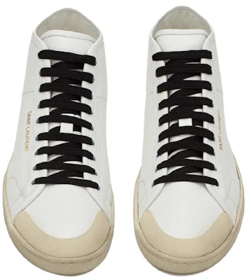 생 로랑 코트 클래식 SL/39 '화이트 레더' (worn) 65277304GB09225 Shop 생 로랑 코트 클래식 SL/39 '화이트 레더' (worn) 65277304GB09225