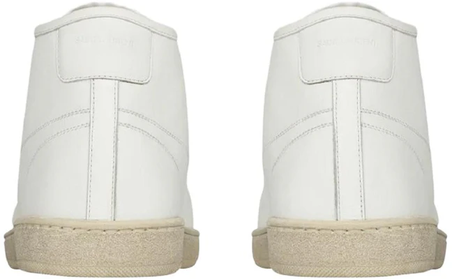 Saint Laurent Court Classic SL/39 ''Versleten Wit Leer'' 65277304GB09225 Purchase Saint Laurent Court Classic SL/39 ''Versleten Wit Leer'' 65277304GB09225