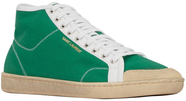 Saint Laurent Court Classic SL/39 Mid 'Hijau' 671521-12N90-3778 Lookbook Saint Laurent Court Classic SL/39 Mid 'Hijau' 671521-12N90-3778