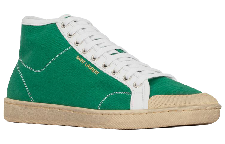 Lookbook Saint Laurent Court Classic SL/39 Mid 'Hijau' 671521-12N90-3778