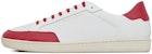 Saint Laurent Court Classic SL 'Kulit Berlubang Putih' 6032231JZ509068