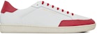 Saint Laurent Court Classic SL 'Kulit Berlubang Putih' 6032231JZ509068