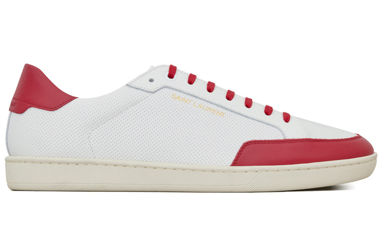 Order Saint Laurent Court Classic SL ''Weißes perforiertes Leder'' 6032231JZ509068