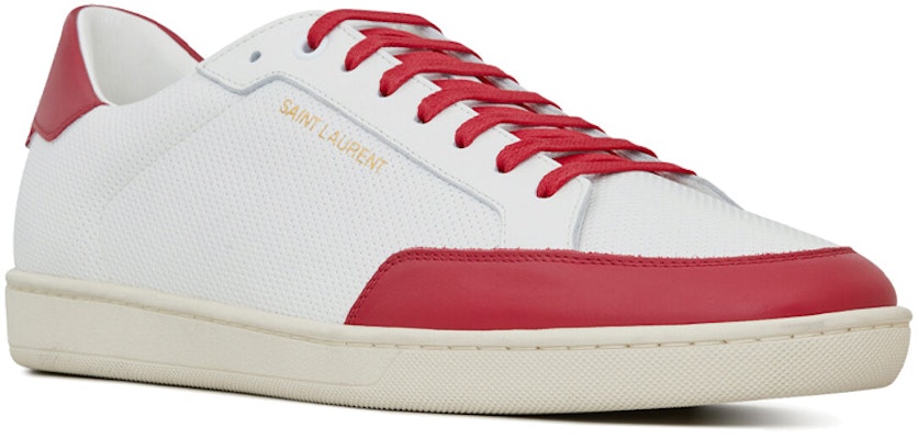 Saint Laurent Court Classic SL 'Perforated Leather White' 6032231JZ509068 Lookbook Saint Laurent Court Classic SL 'Perforated Leather White' 6032231JZ509068