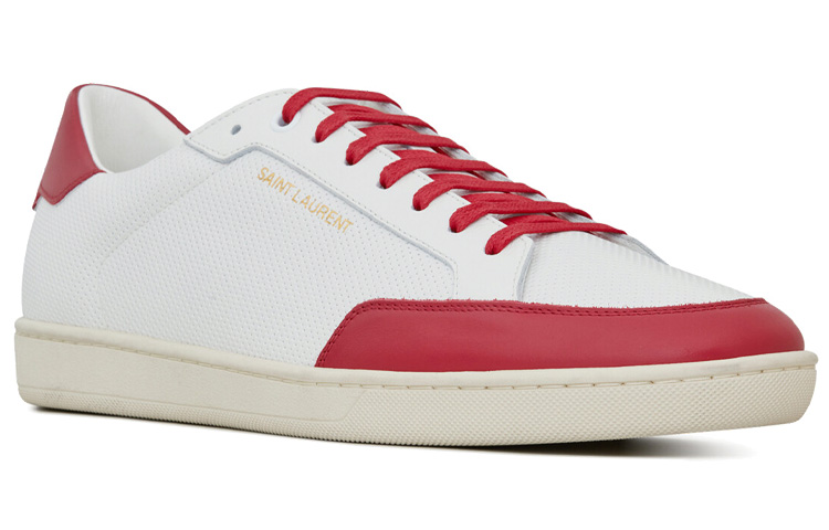 Lookbook Saint Laurent Court Classic SL ''Weißes perforiertes Leder'' 6032231JZ509068