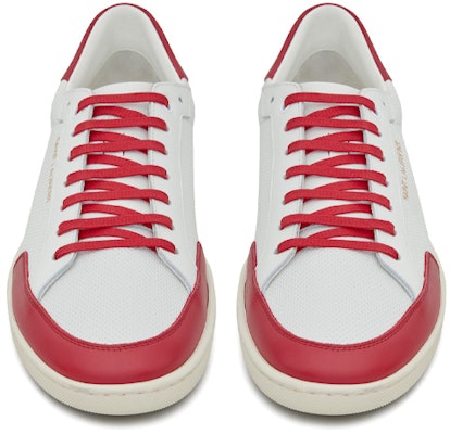 Saint Laurent Court Classic SL 'Perforated Leather White' 6032231JZ509068 Shop Saint Laurent Court Classic SL 'Perforated Leather White' 6032231JZ509068