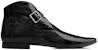 Saint Laurent Dixon 'Black Croc-Embossed Patent' 66760310N001000