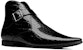 Saint Laurent Dixon 'Black Croc-Embossed Patent' 66760310N001000