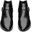 Shop Saint Laurent Dixon 'Black Croc-Embossed Patent' 66760310N001000
