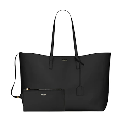 Saint Laurent E/W Shopping Bag Black