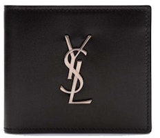 Saint Laurent East West Bifold Wallet Black Saint Laurent East West Bifold Wallet Black