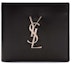 Buy Saint Laurent East West Bifold Wallet Black