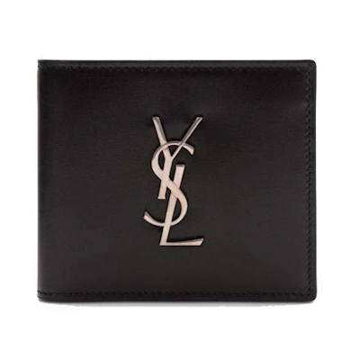 Saint Laurent East West Bifold Wallet Black