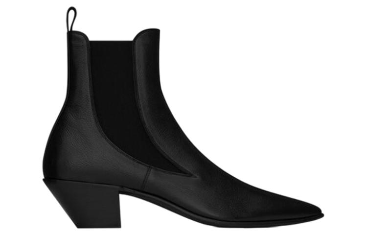 Order SAINT LAURENT 皮革時尚百搭切爾西靴 男款 黑色