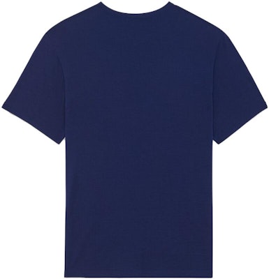 圣罗兰男士蓝色刺绣圆领T恤。 749102Y37IL4573 Lookbook 圣罗兰男士蓝色刺绣圆领T恤。 749102Y37IL4573