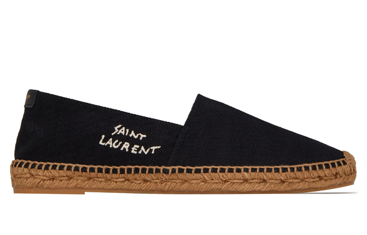Lookbook Saint Laurent Alpargatas Bordadas 'Negras' 605951-1P210-1000