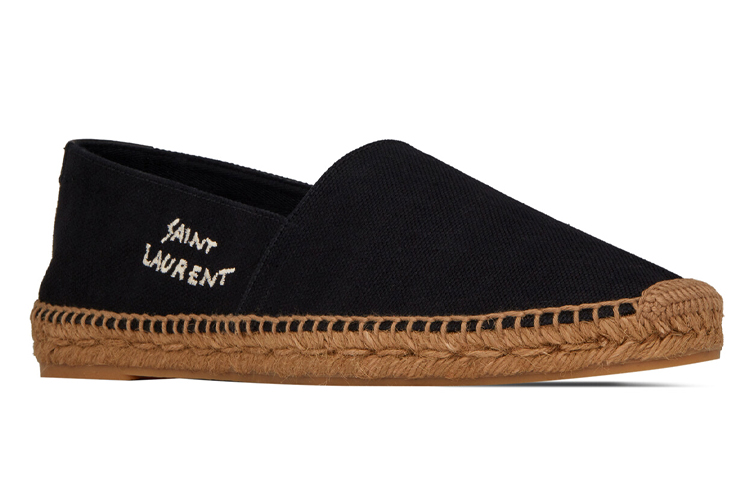 Shop Saint Laurent Alpargatas Bordadas 'Negras' 605951-1P210-1000