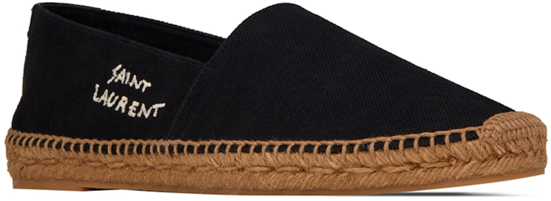 Saint Laurent Alpargatas Bordadas 'Negras' 605951-1P210-1000 Shop Saint Laurent Alpargatas Bordadas 'Negras' 605951-1P210-1000