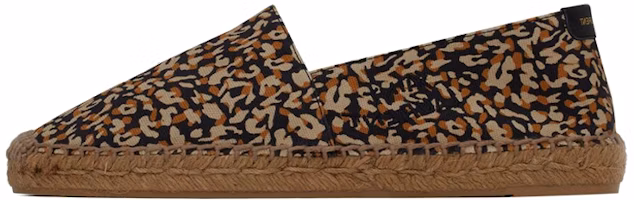 Saint Laurent Embroidered Espadrille 'Leopard' 605951-9AAAB-1077 Saint Laurent Embroidered Espadrille 'Leopard' 605951-9AAAB-1077