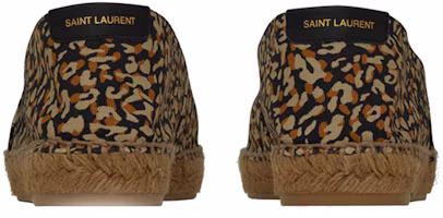 Shop Saint Laurent Espadrille Bordir 'Macan Tutul' 605951-9AAAB-1077
