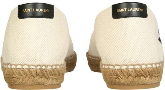 聖羅蘭刺繡草編鞋 『天然米色』 605951-1P210-9380 Shop 聖羅蘭刺繡草編鞋 『天然米色』 605951-1P210-9380