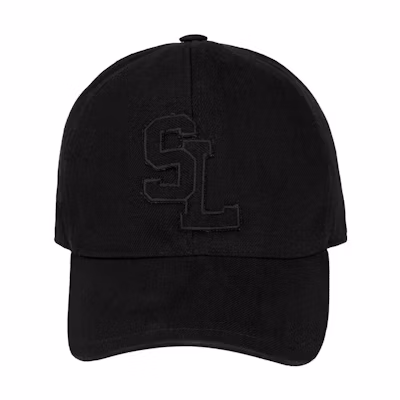 SAINT LAURENT Embroidered Logo Cotton Baseball Cap Unisex Casual Style 6909293YI991000