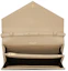 Lookbook Saint Laurent Envelope Chain Wallet Grain De Poudre Gold-tone Powder