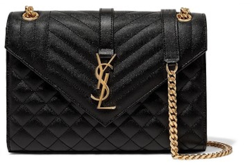 saint-laurent-envelope-medium-bag-grain-de-poudre-black