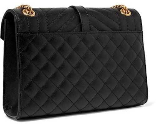 Saint Laurent Envelope Medium Bag Grain de Poudre Black Order Saint Laurent Envelope Medium Bag Grain de Poudre Black
