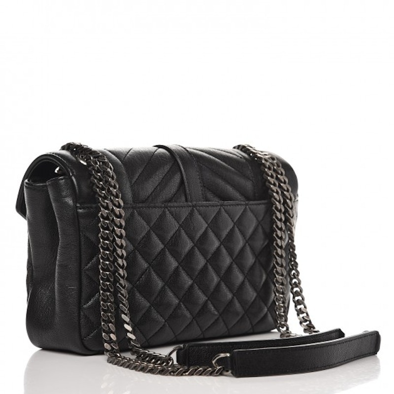 Order 聖羅蘭信封中號黑色手袋