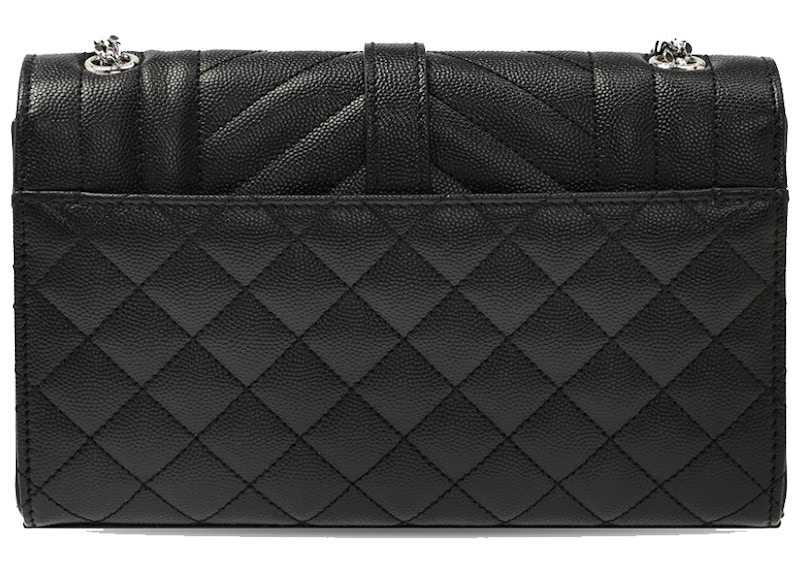 Order Bolso de Hombro Acolchado Saint Laurent Envelope Negro