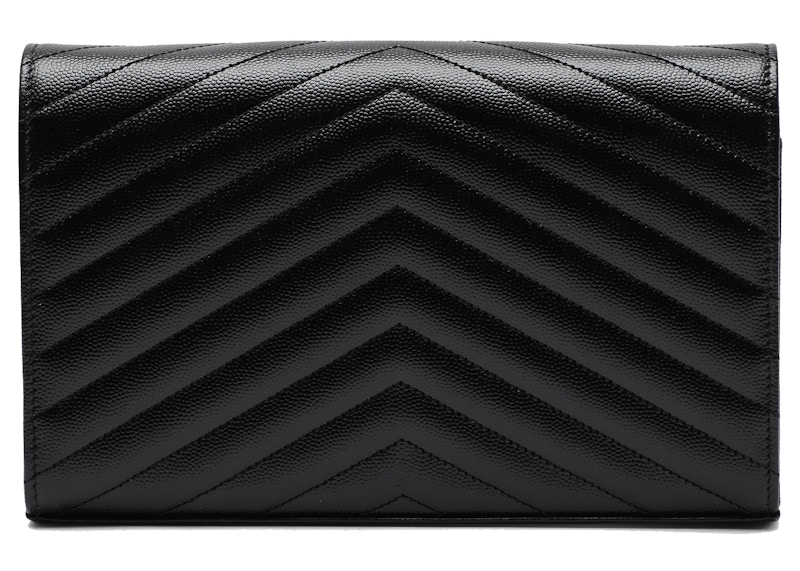 Order Cartera Saint Laurent Envelope con Correa Negra